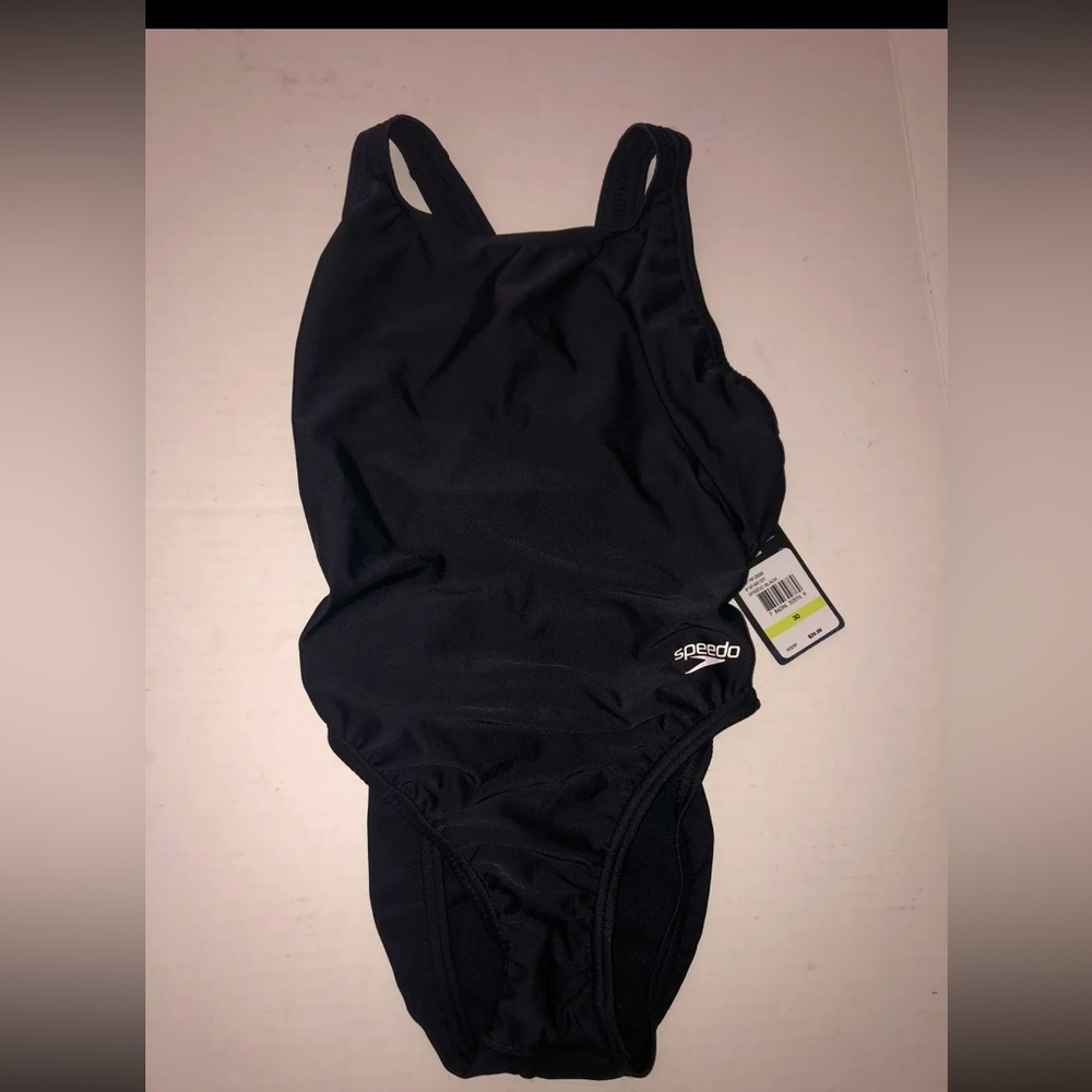 CR Speedo Pro LT Competitive One-Piece Swimsuit - Women's Size 30 - Black NEW